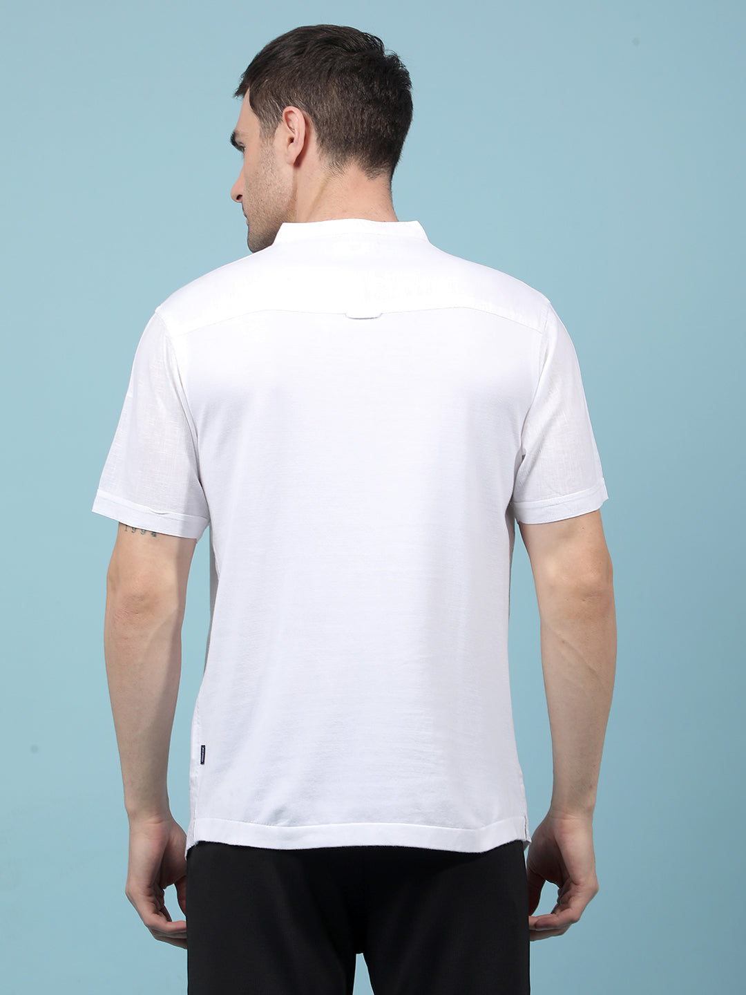 White Linen Kurta-Men Kurtas-Crimsoune Club
