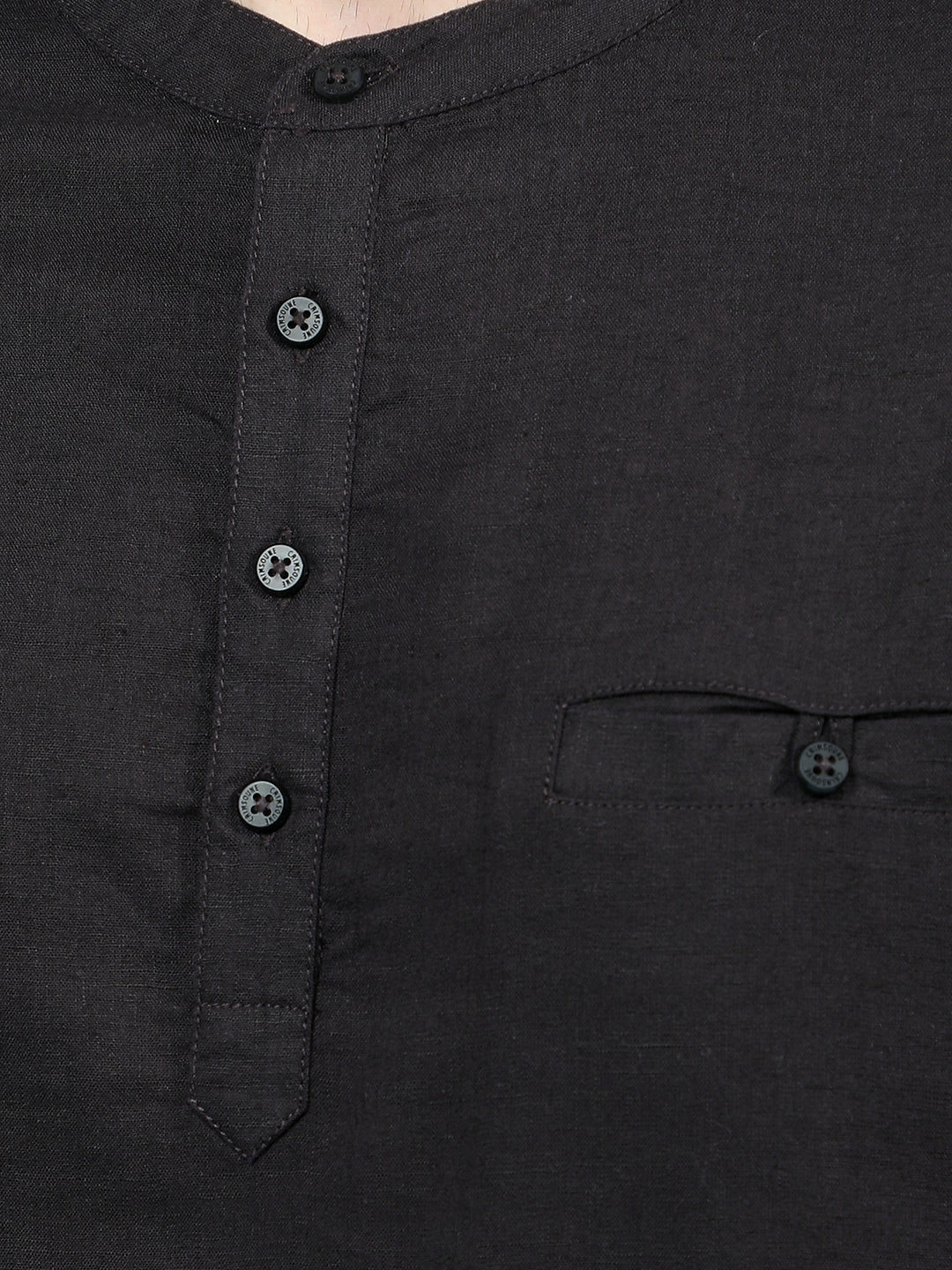 Pink Linen Kurta-Men Kurtas-Crimsoune Club