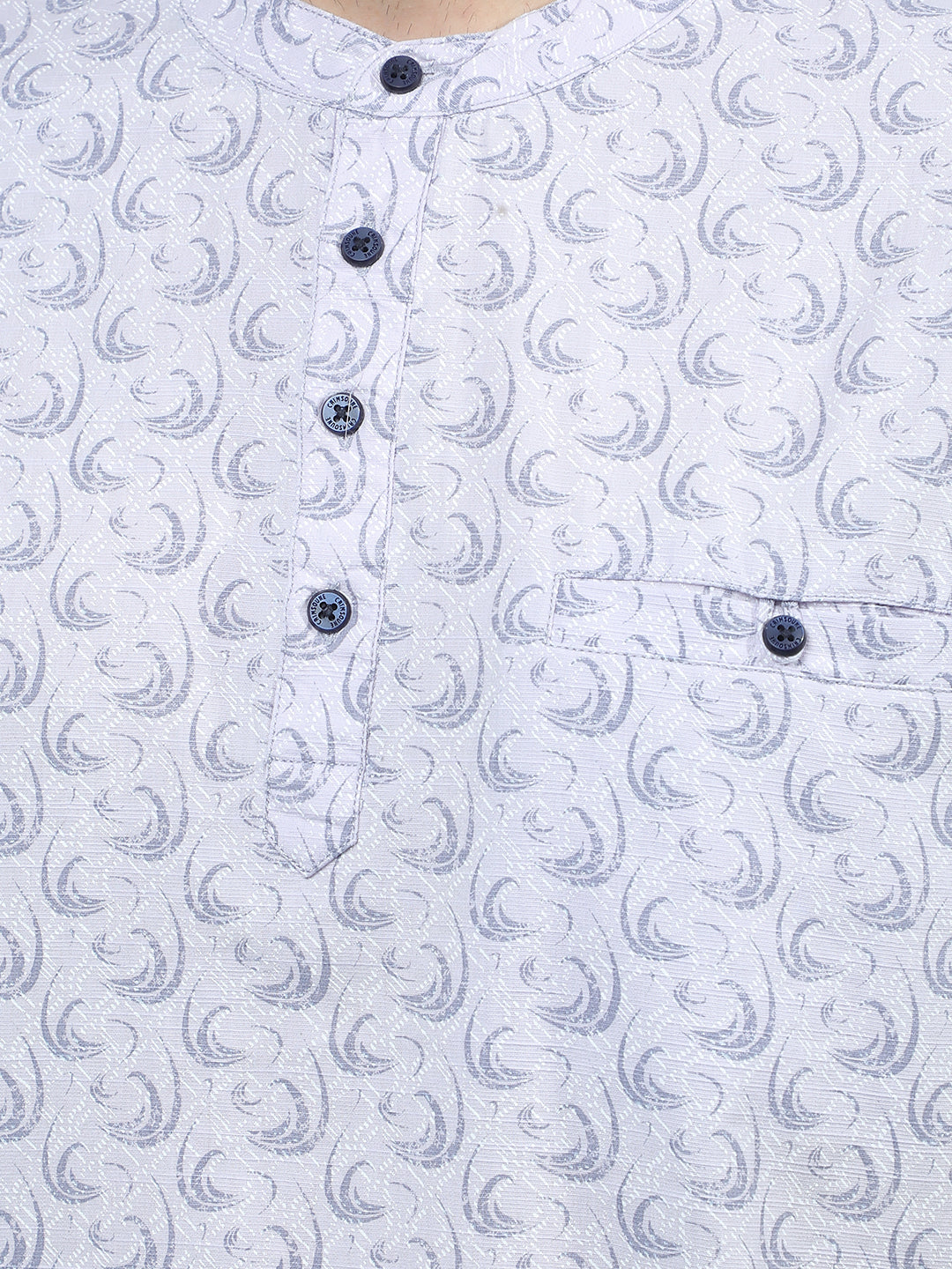 Purple Printed Kurta-Men Kurtas-Crimsoune Club