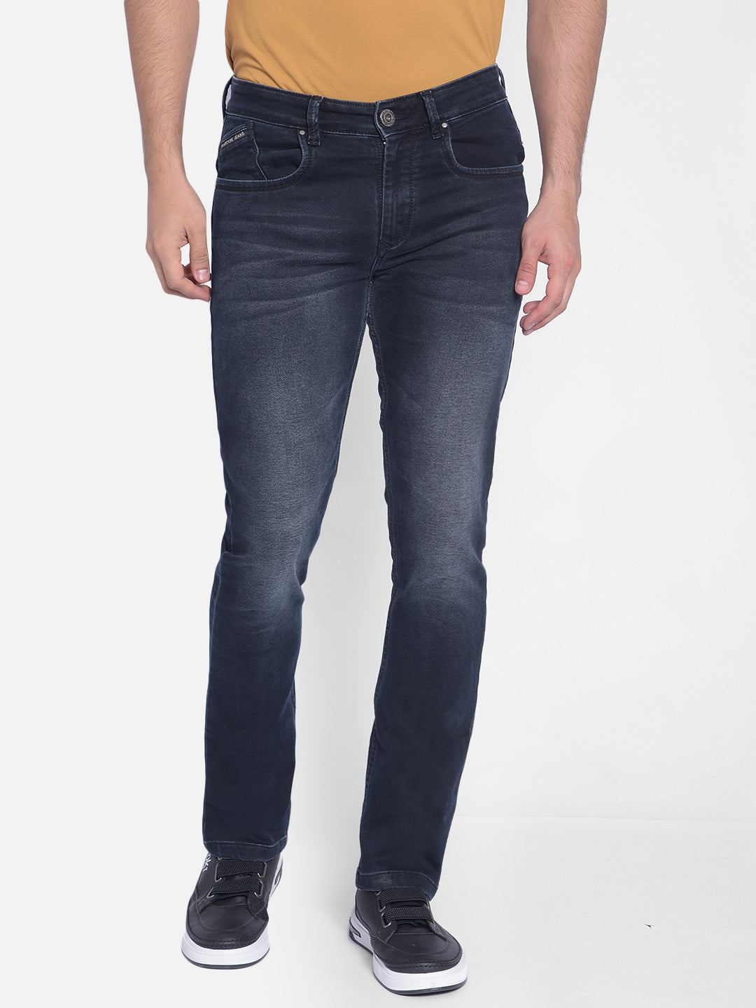 Black Light Fade Jeans-Men Jeans-Crimsoune Club