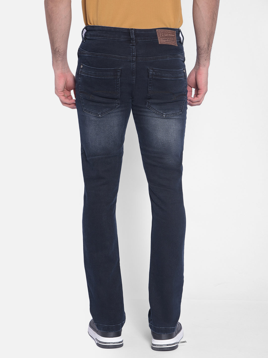 Black Light Fade Jeans-Men Jeans-Crimsoune Club