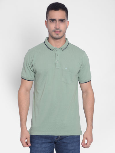 Green T-Shirt-Men T-Shirts-Crimsoune Club