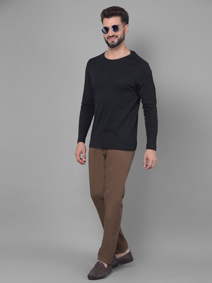 Brown Trousers-Men Trousers-Crimsoune Club