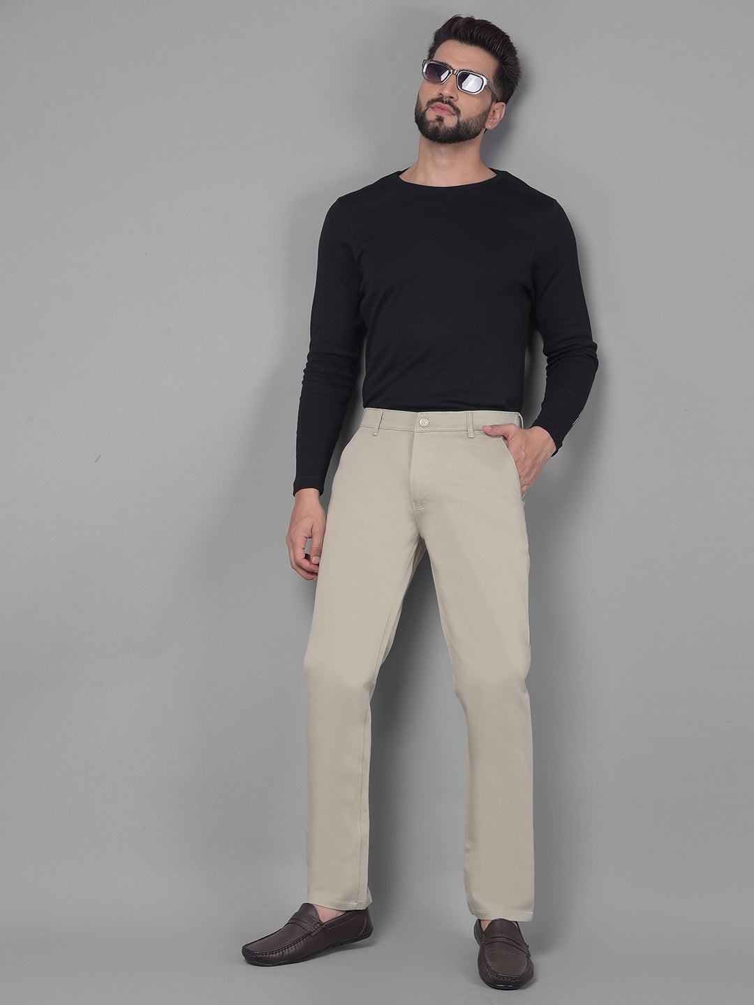 Olive Trousers-Men Trousers-Crimsoune Club