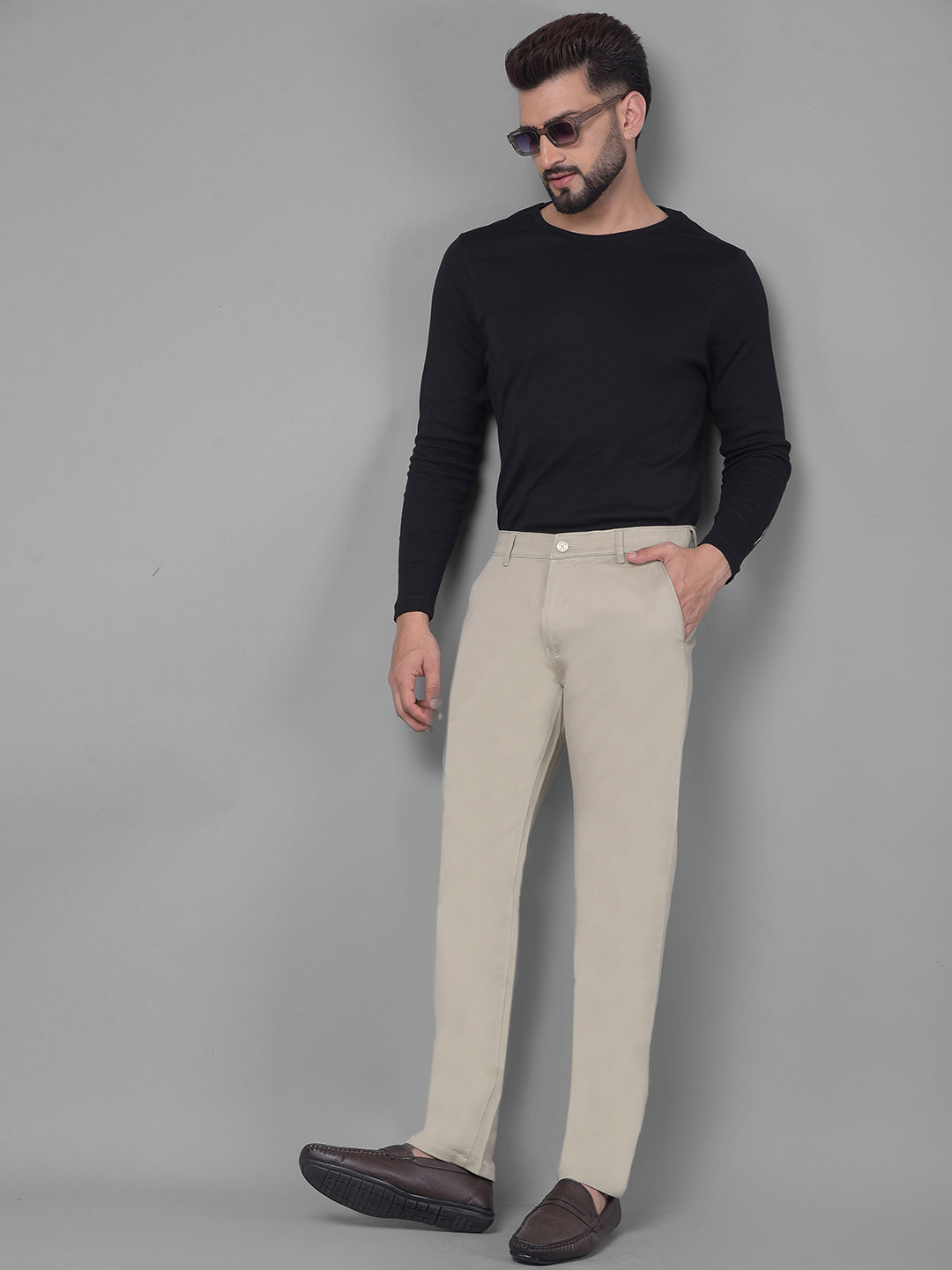 Olive Trousers-Men Trousers-Crimsoune Club