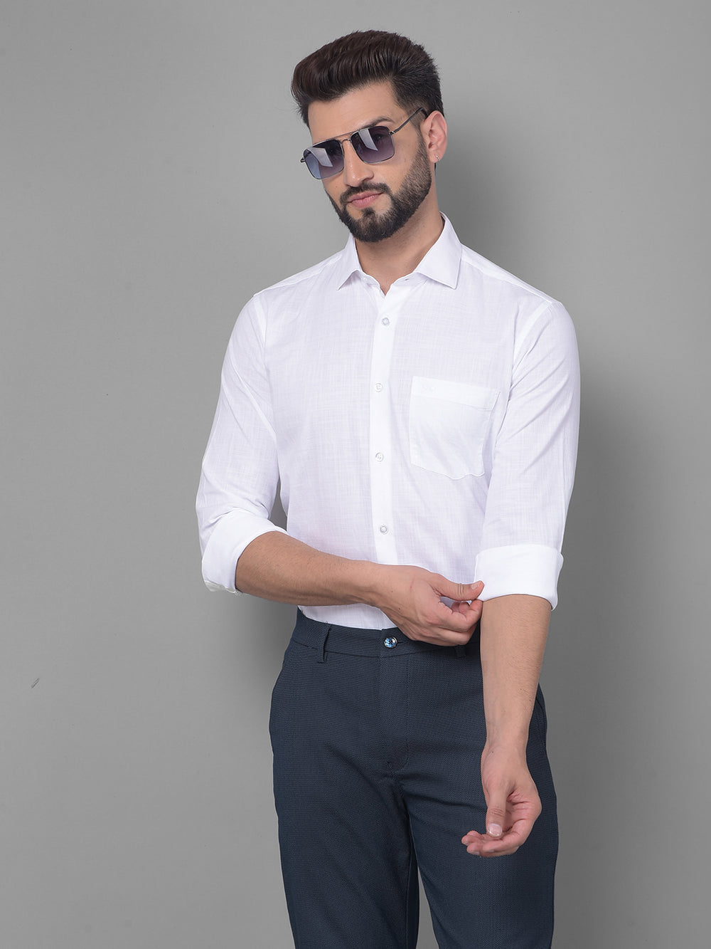 White Shirt-Men Shirts-Crimsoune Club