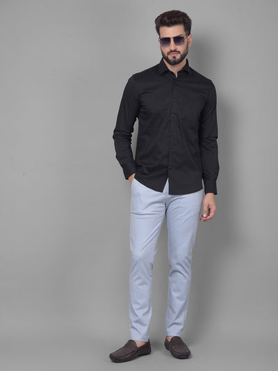 Black Shirt-Men Shirts-Crimsoune Club