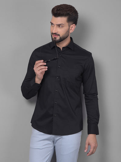 Black Shirt-Men Shirts-Crimsoune Club