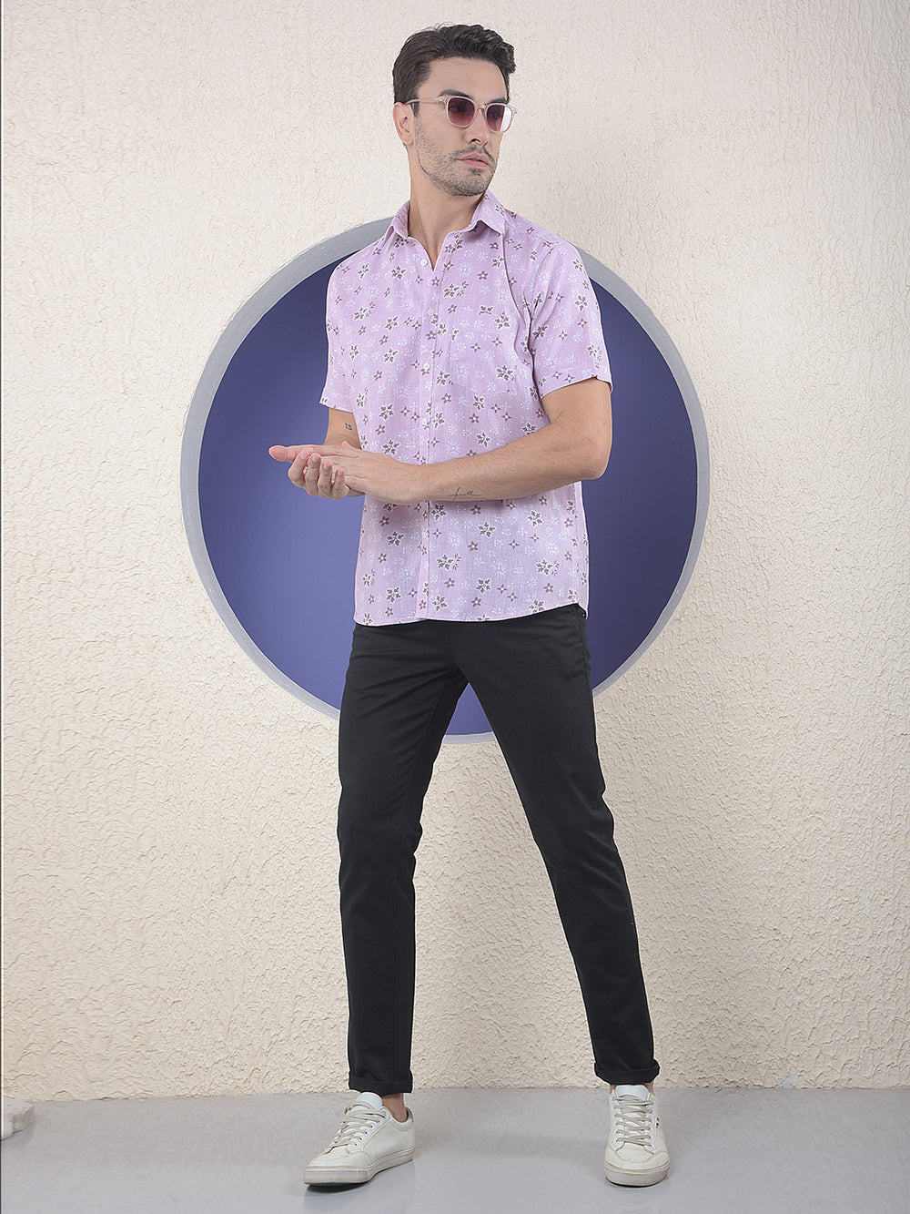 Urban Jet Black Casual Trouser