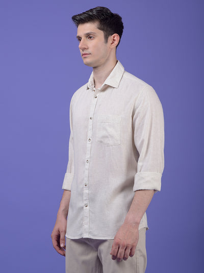 Off White Linen Shirt