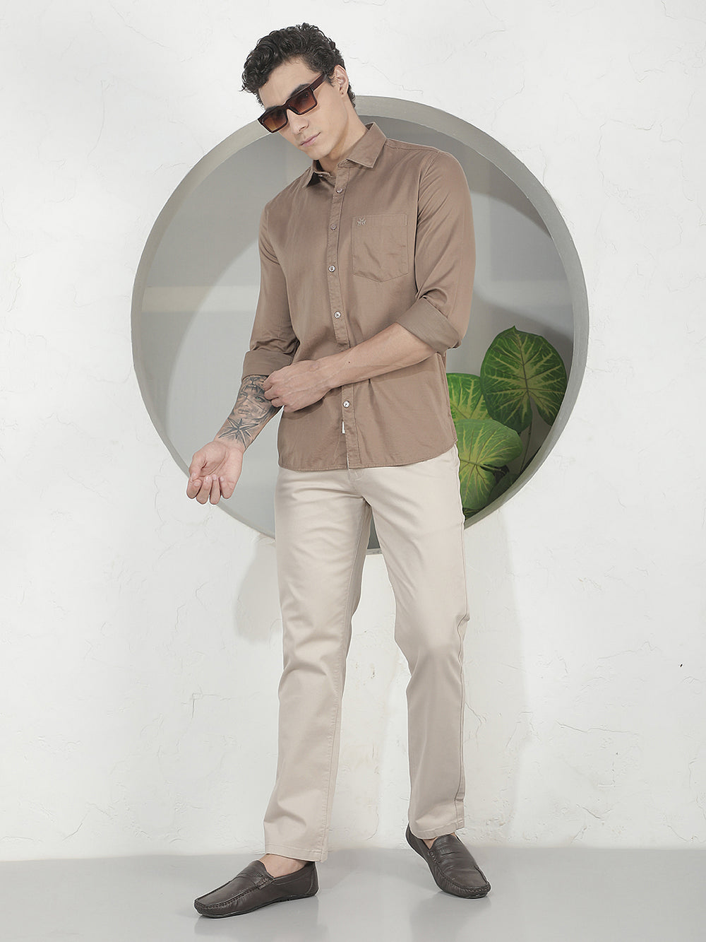 Warm Sand Beige Shirt