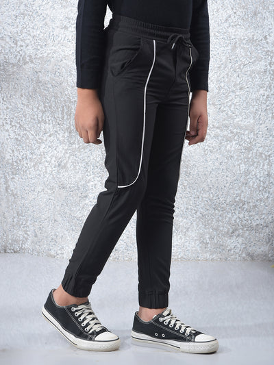 Flexible Black Joggers