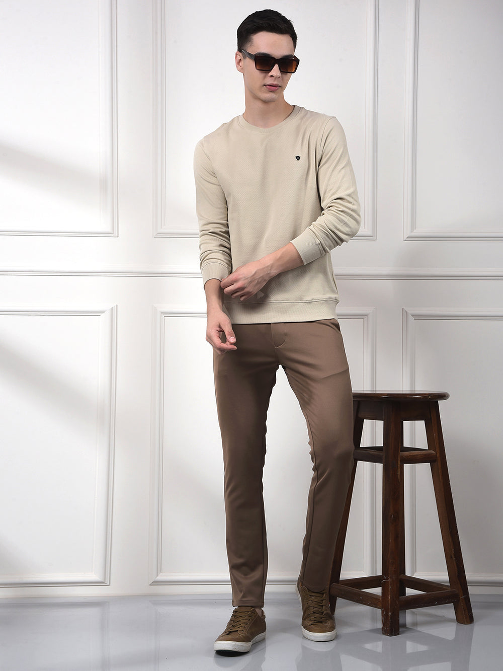 Brown Knitted Trousers