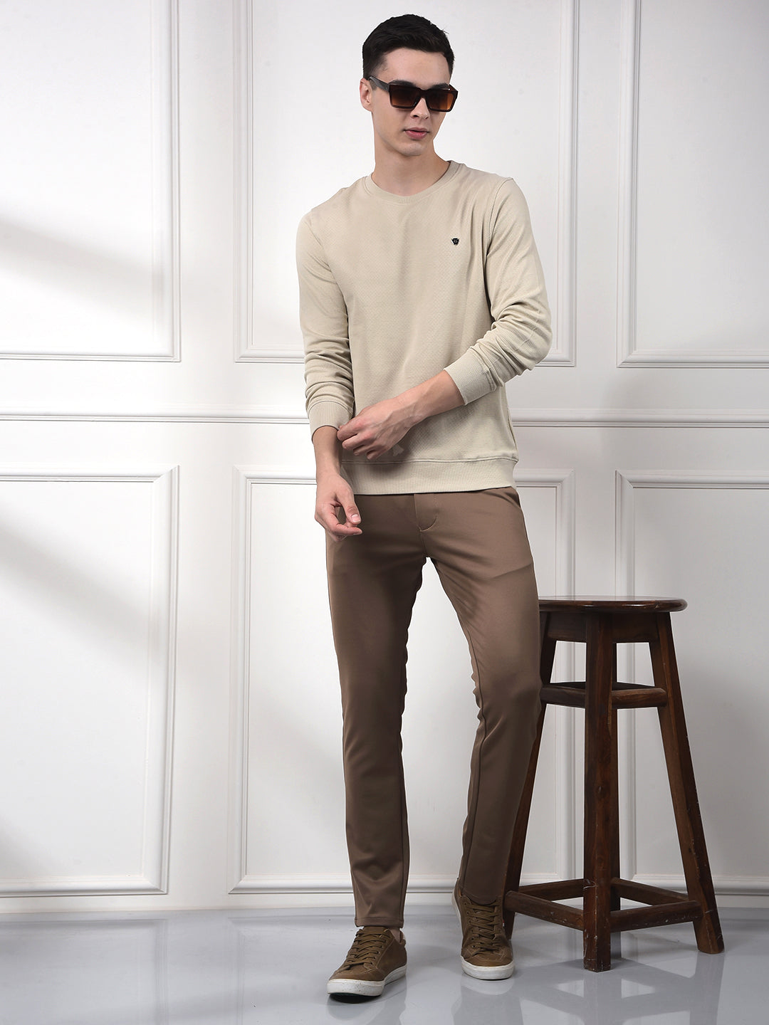 Brown Knitted Trousers
