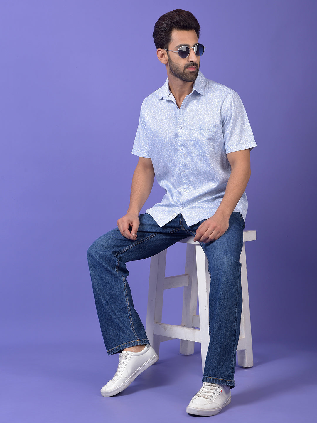 Blue Baggy Jeans