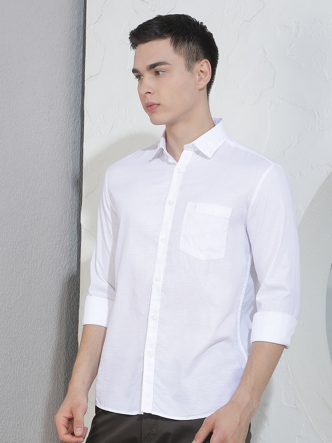 Crisp Oxford White Shirt