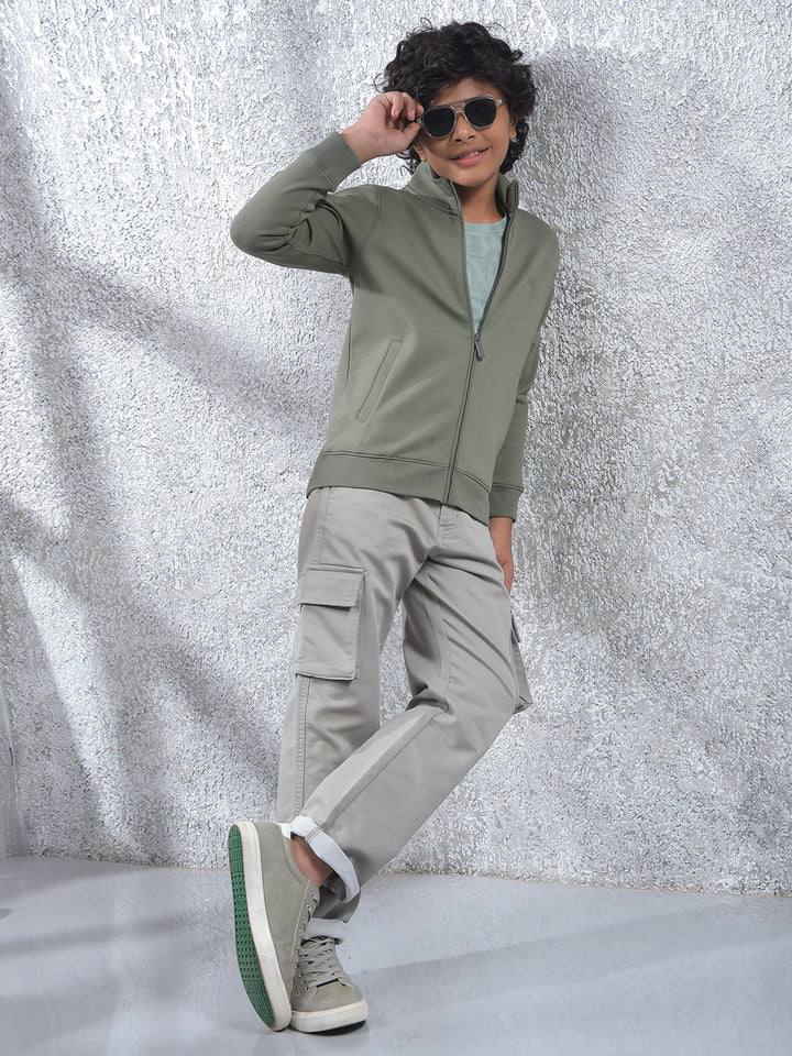 Breathable Olive Sweatshirt
