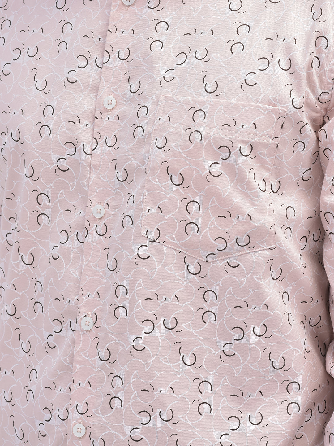 Peach Breeze Everyday Printed Shirt