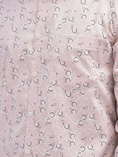 Peach Breeze Everyday Printed Shirt