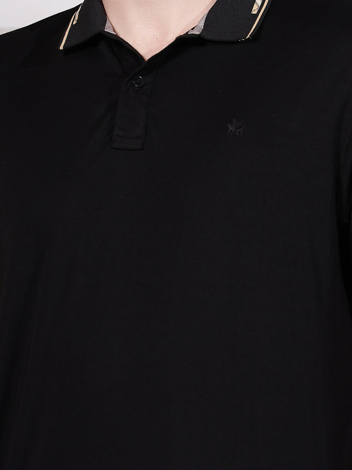 Black Classic Polo Tee