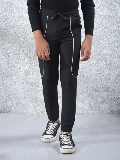 Flexible Black Joggers