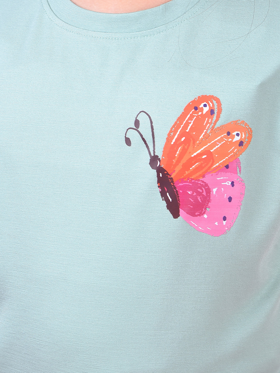 Green Graphic Print T-Shirt