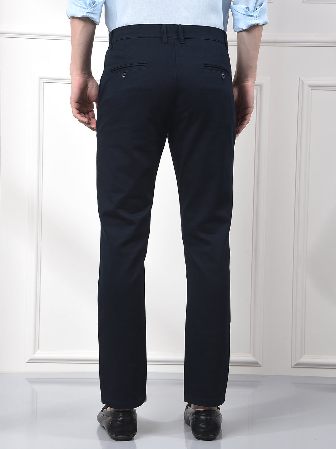 Business Blue Luxe Trousers