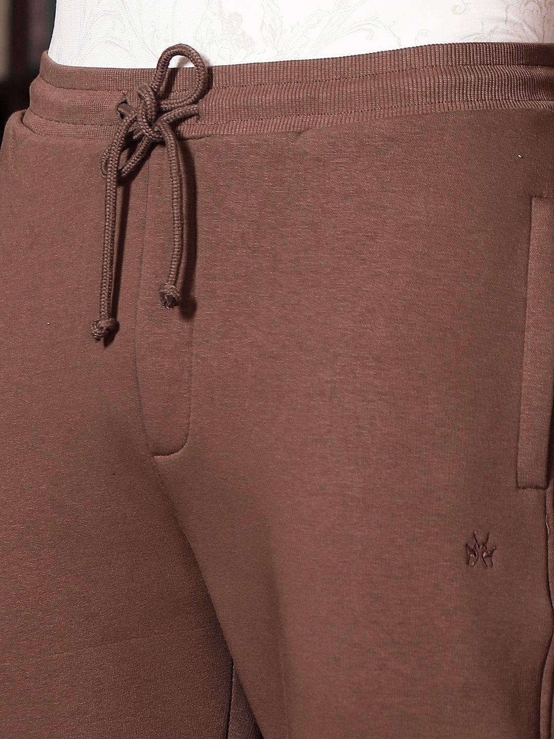 Structured Cinnamon Brown Trackpants