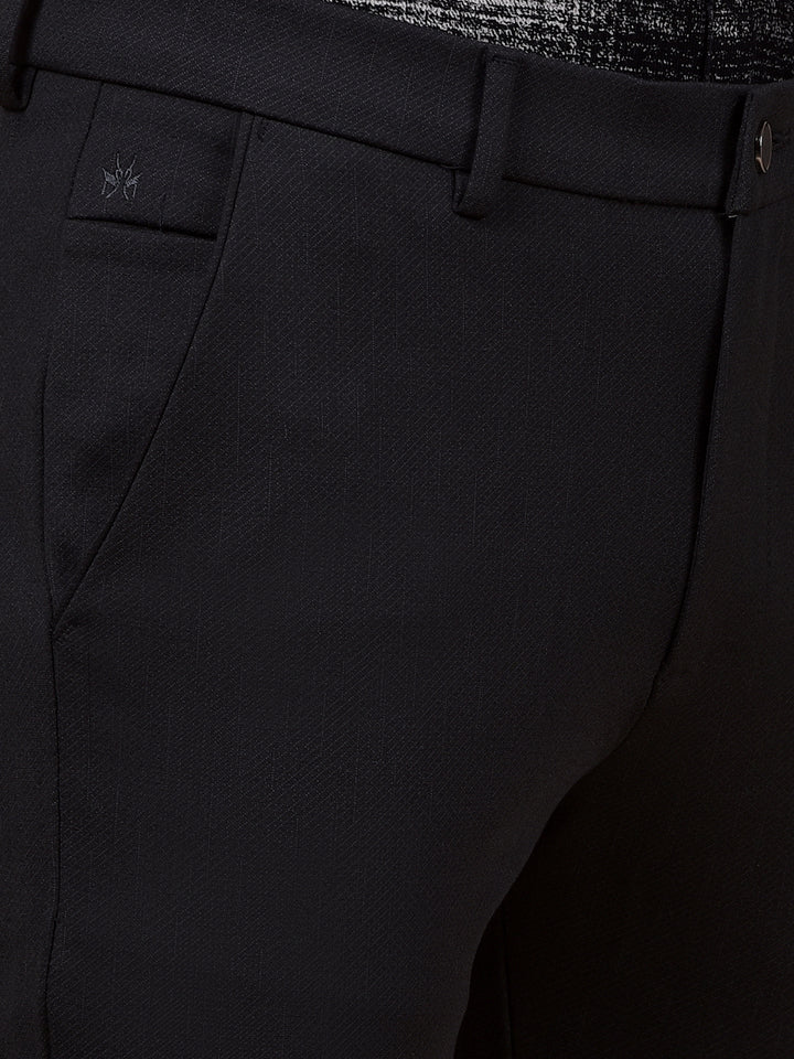 Black Printed Trousers