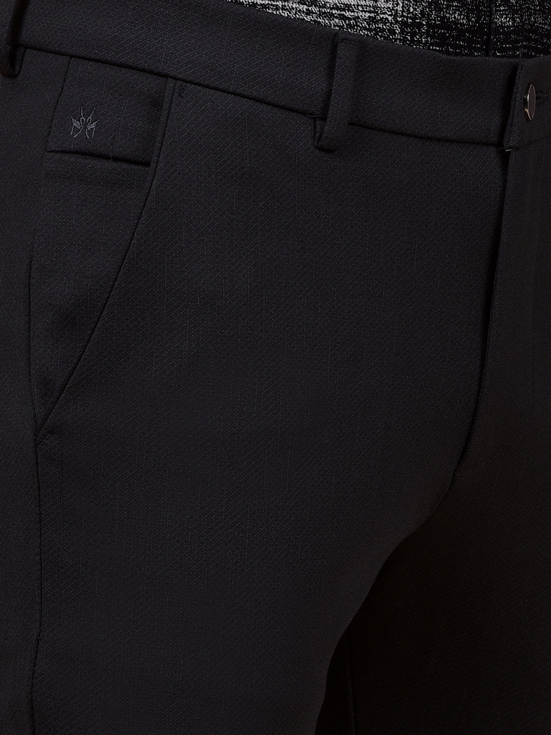 Black Printed Trousers