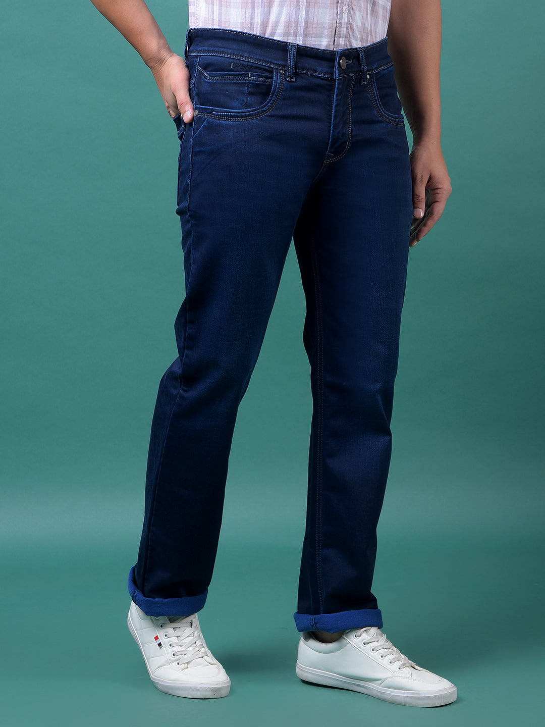 Blue Straight Jeans