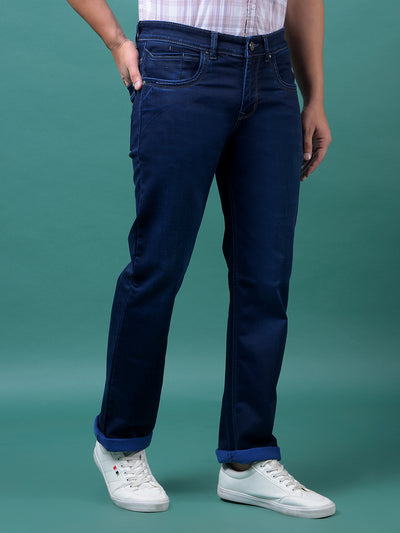 Blue Straight Jeans