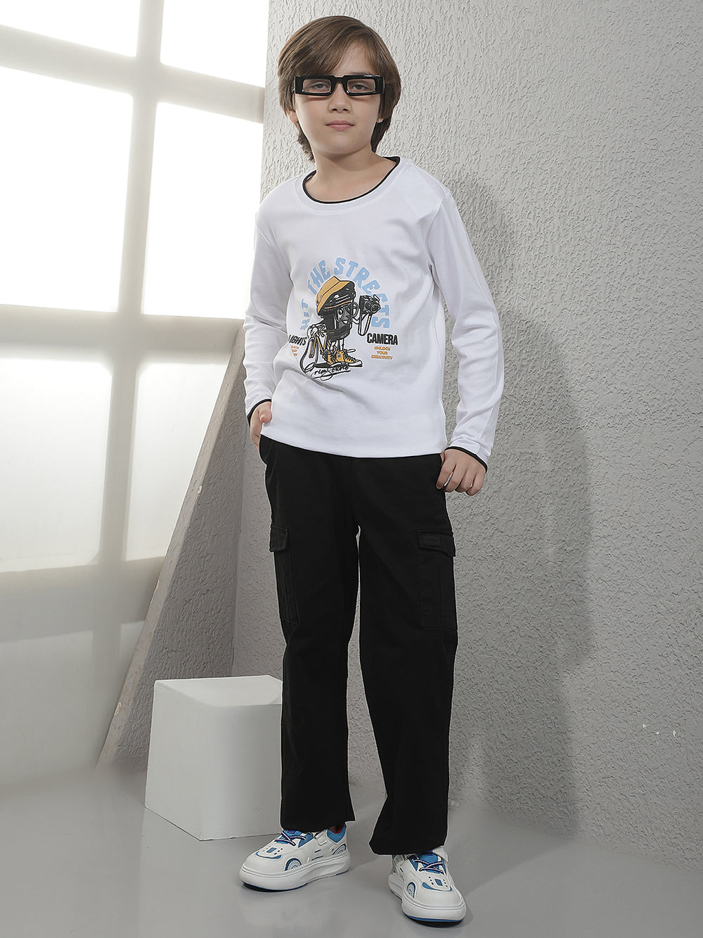 Modern Raven Black Cargo Trackpants