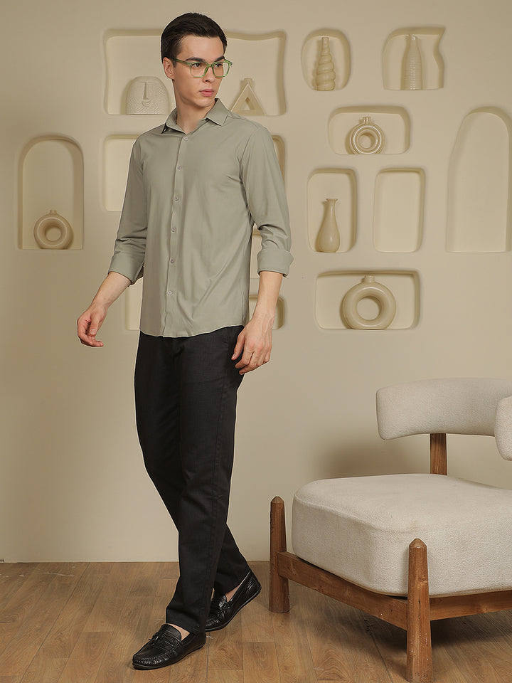 Relaxed Sage Green Shirt