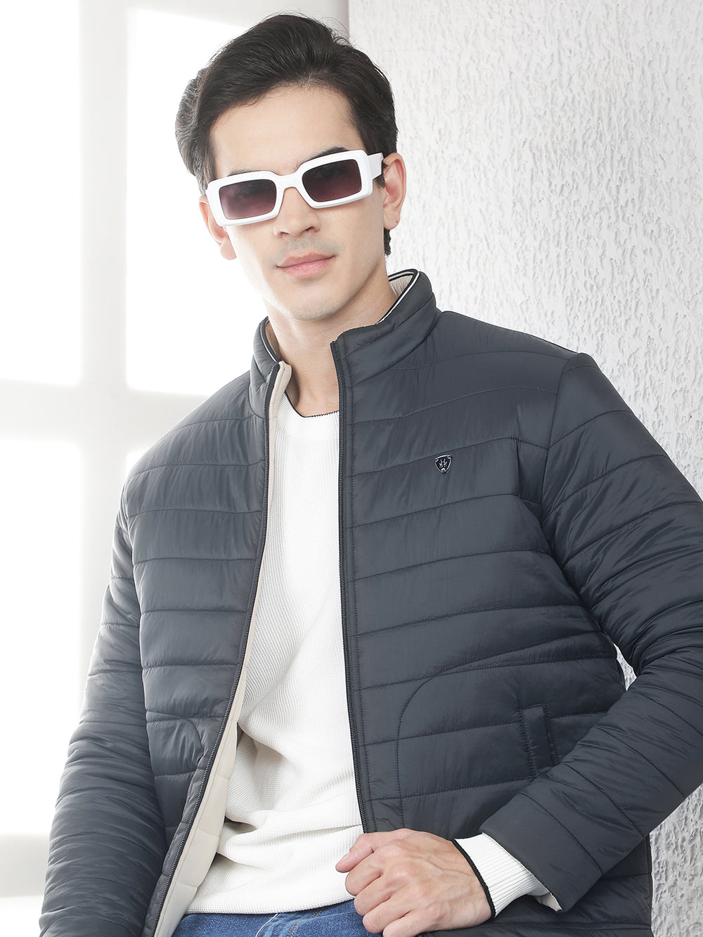 Black Quilted Reversible Jacket