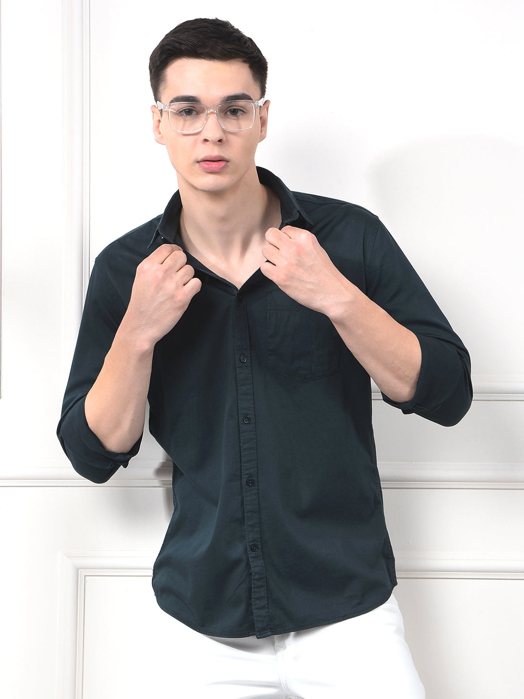 Mint Green Relaxed Fit Shirt