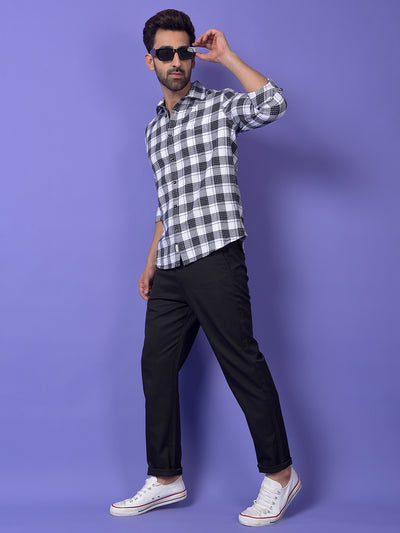 Black Checked Shirt