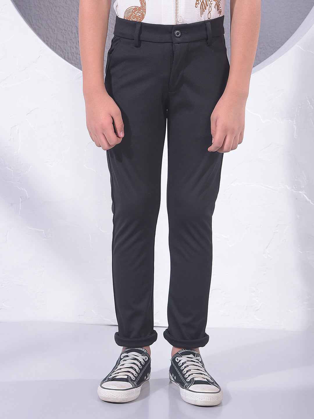Black Urban Wear Trousers
