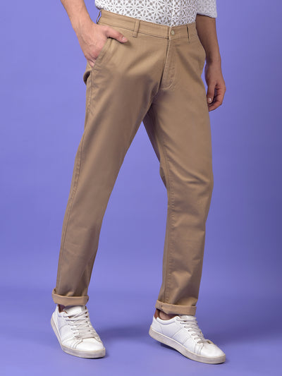 Khaki Printed Trousers