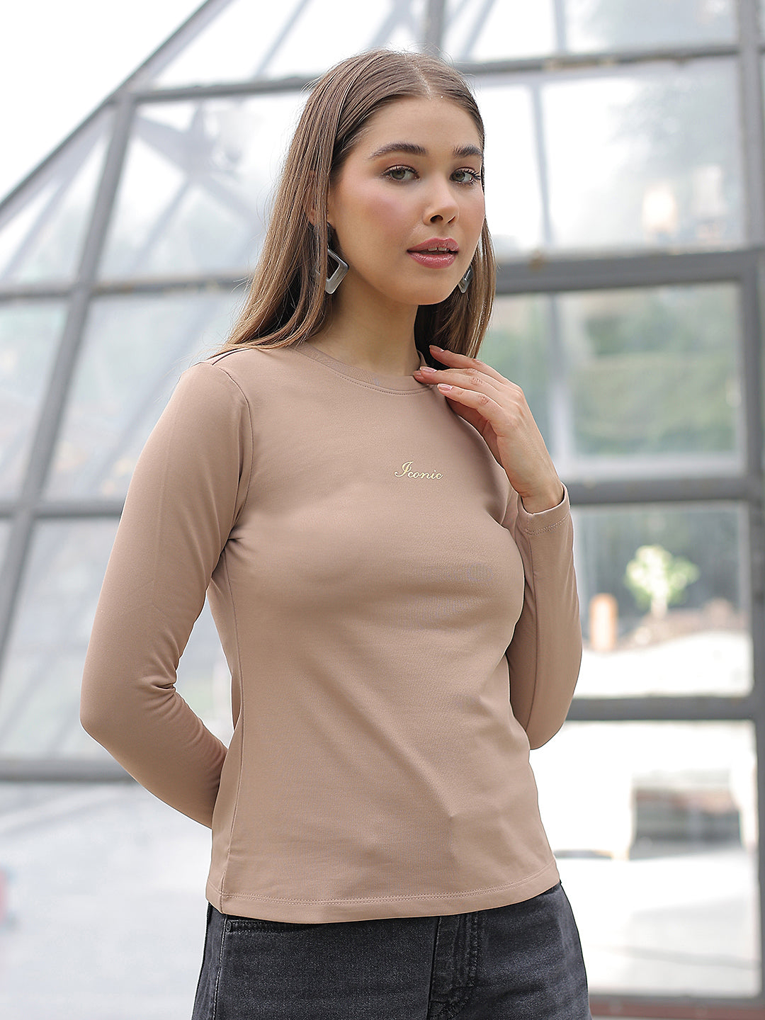 Chic Walnut Brown T-Shirt