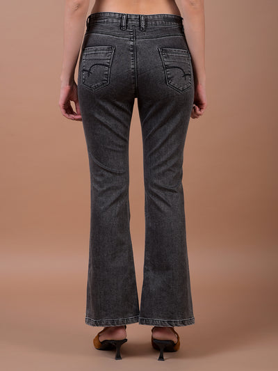 Grey Bootcut Jeans