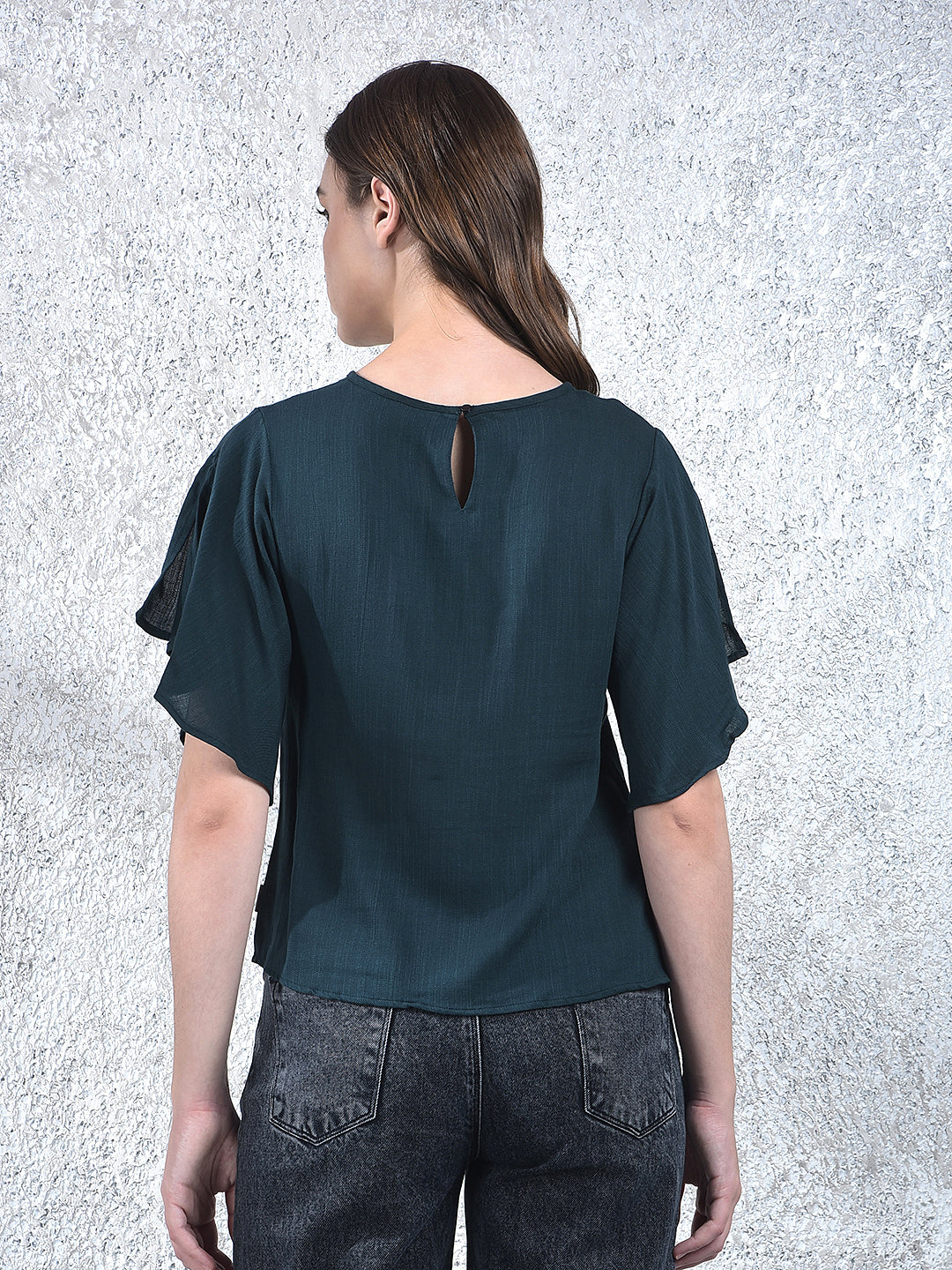 Relaxed Dark Teal Top
