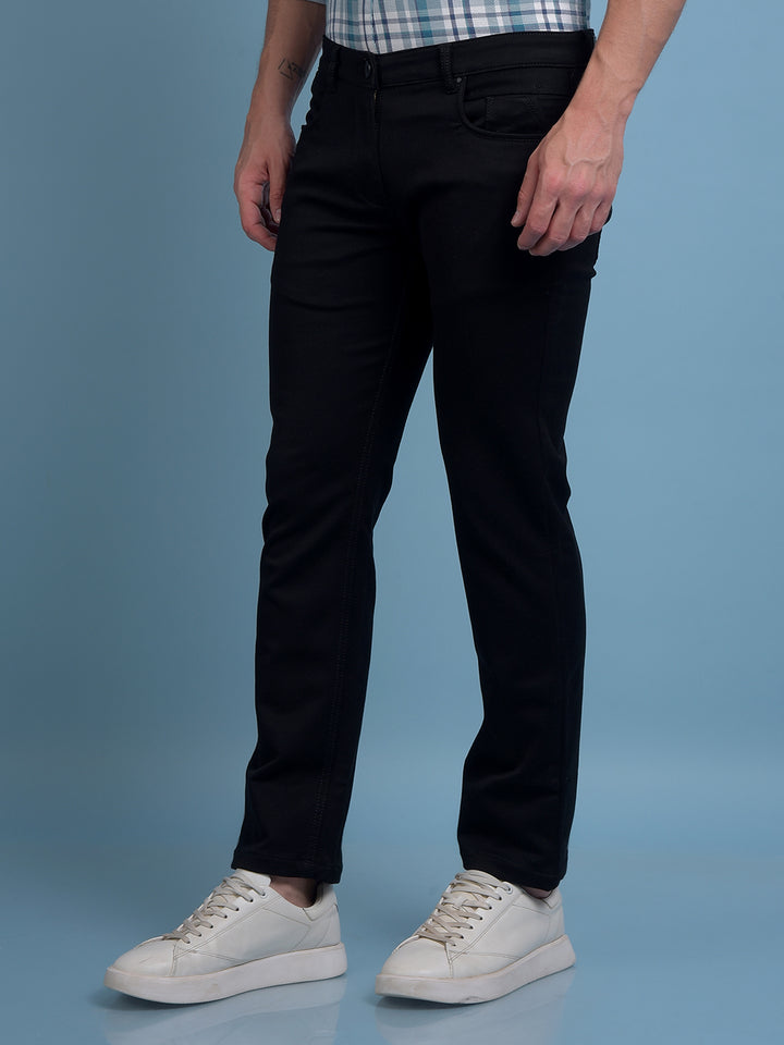 Black Straight Jeans