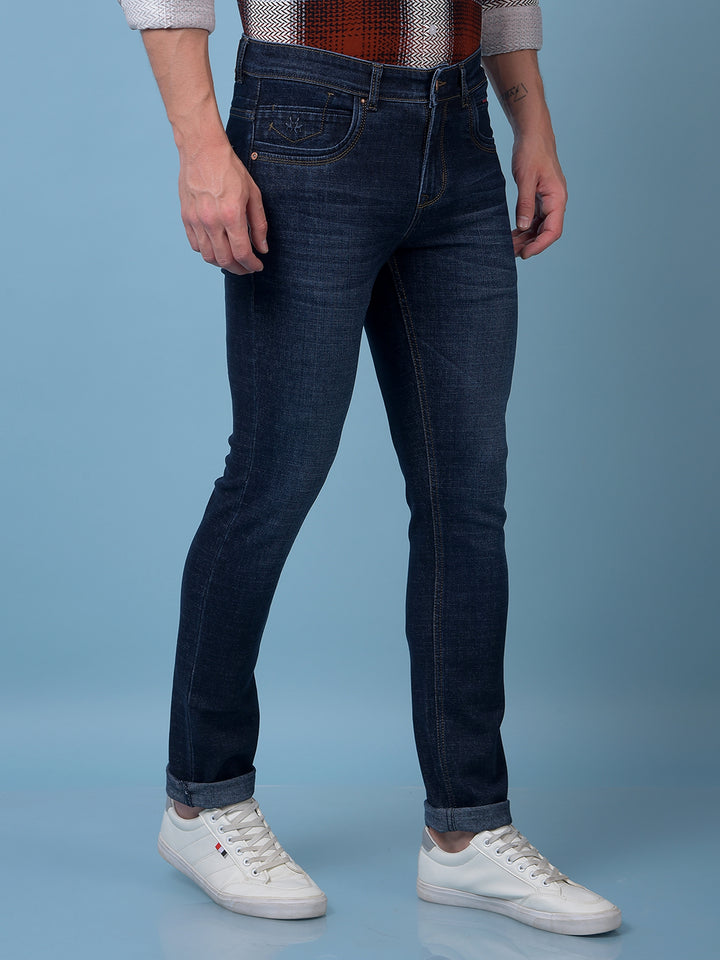 Bold Navy blue Jeans