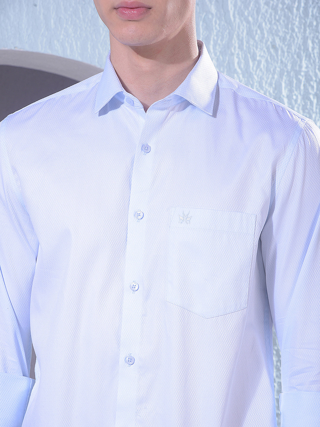 Blue 100% Cotton Shirt