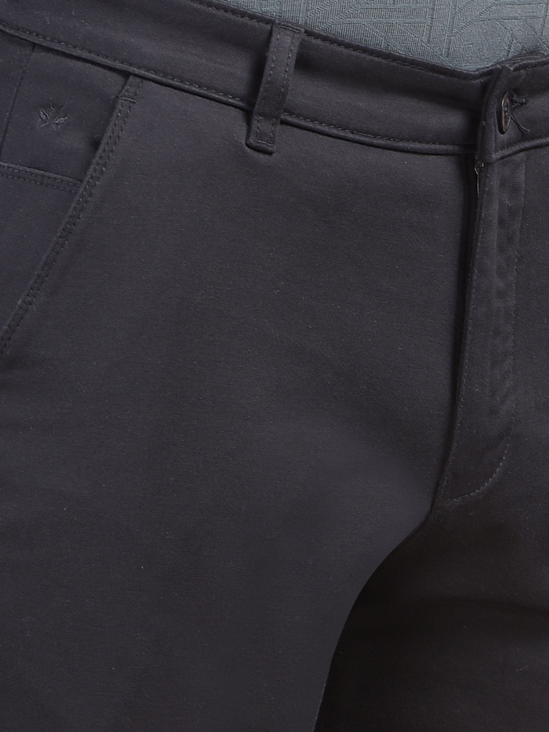 Dapper Black Straight Trousers
