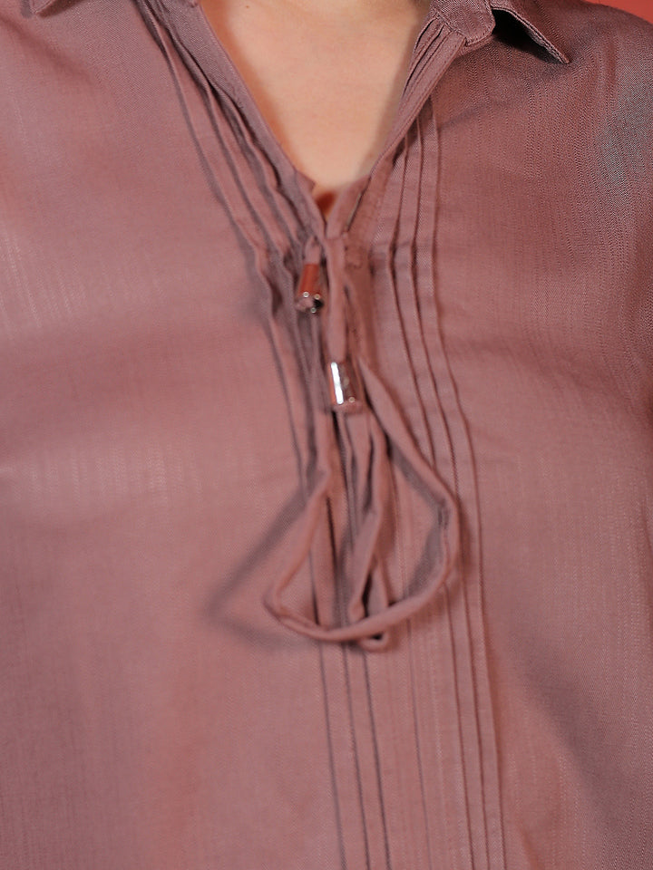 Refined Orchid Purple Shirt