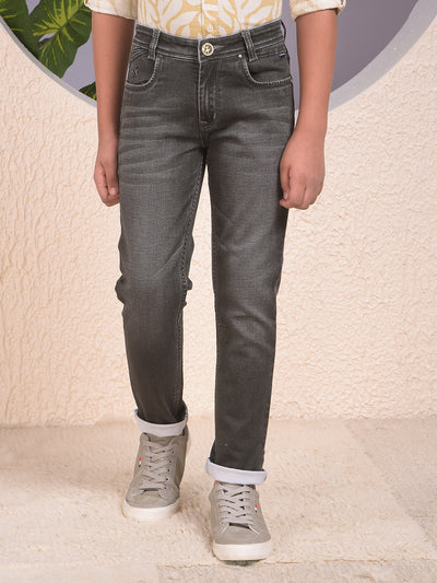 Radiant Dark Wash Olive Jeans