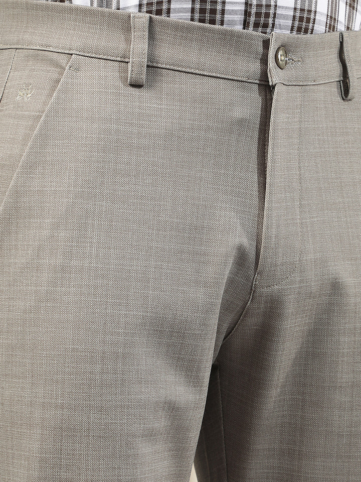 Khaki Everyday Wear Knitted Trousers