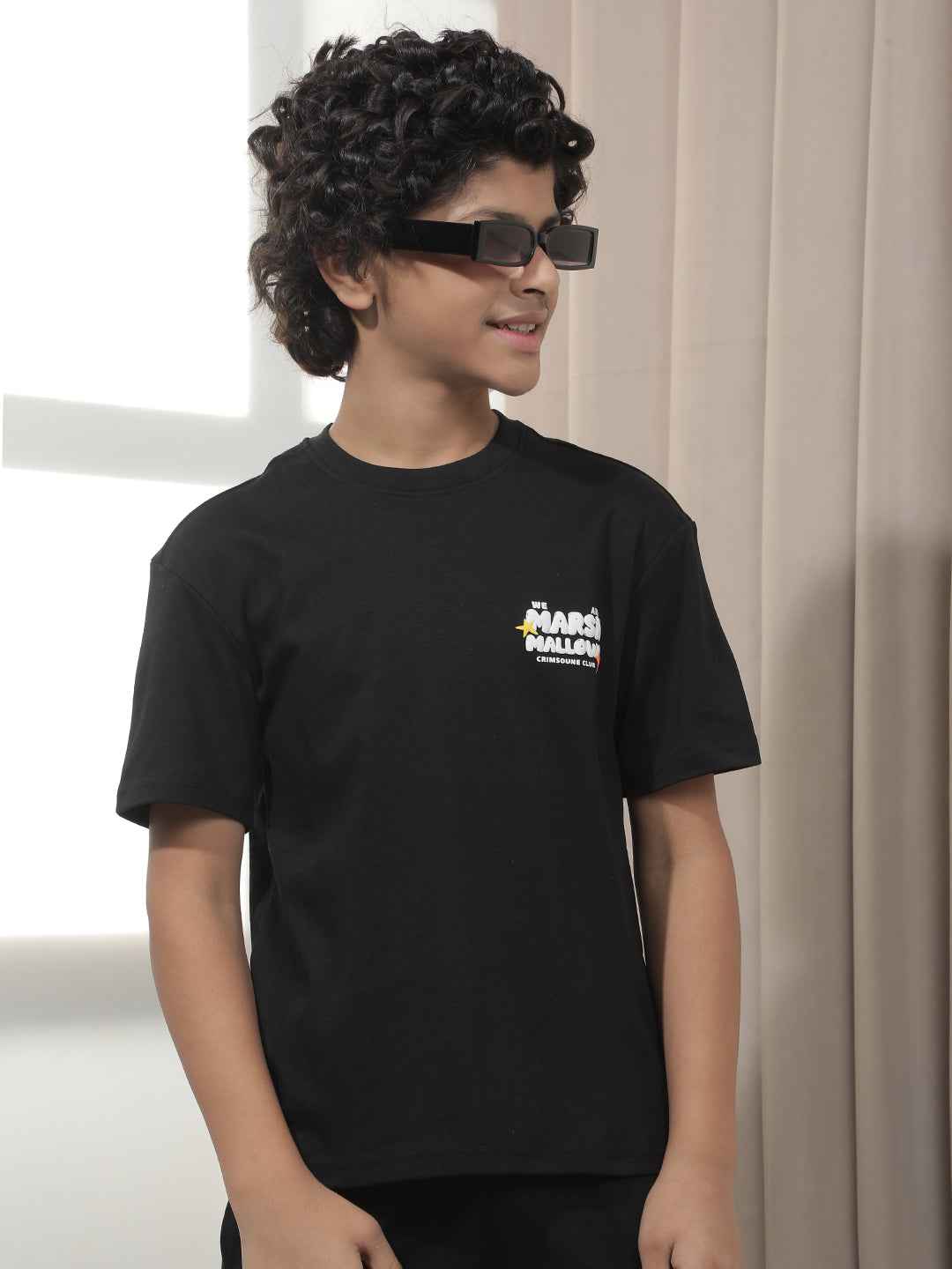 Black Graphic Print T-Shirt